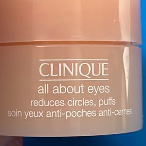 Clinique All about eyes .17oz/5ml  🌸NEW reduces circle, puffs,